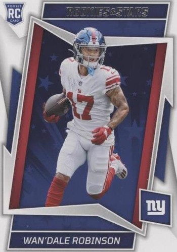 WAN'DALE ROBINSON 2022 PANINI SELECT #174 GIANTS ROOKIE BLUE PRIZM