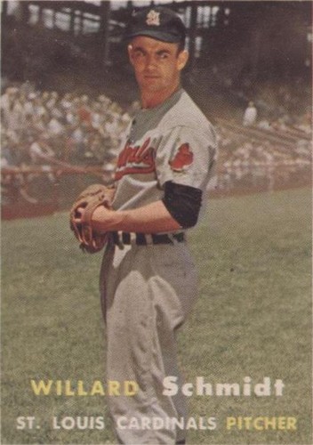 1957 Topps - Willard Schmidt #206