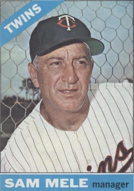 1966 Topps - Sam Mele #3