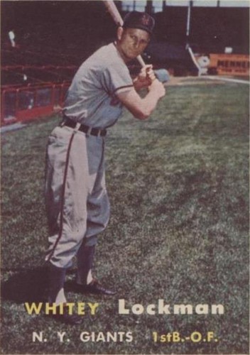 1957 Topps Baseball #232 Whitey Lockman STARX 5 EX (CS127957) | eBay