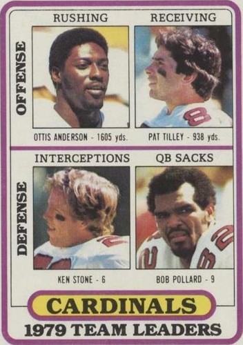 1980 Topps Bob Pollard Ken Stone Ottis Anderson #359