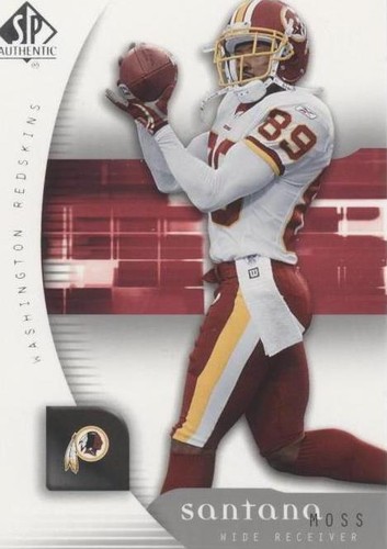 2005 SP Authentic Santana Moss #60