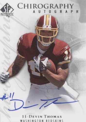 2008 SP Authentic Devin Thomas #CH-DT