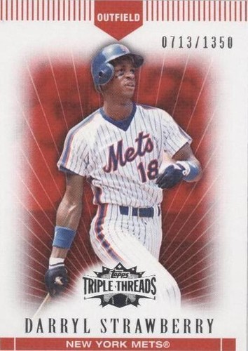 2007 Topps Triple Threads - Darryl Strawberry #114