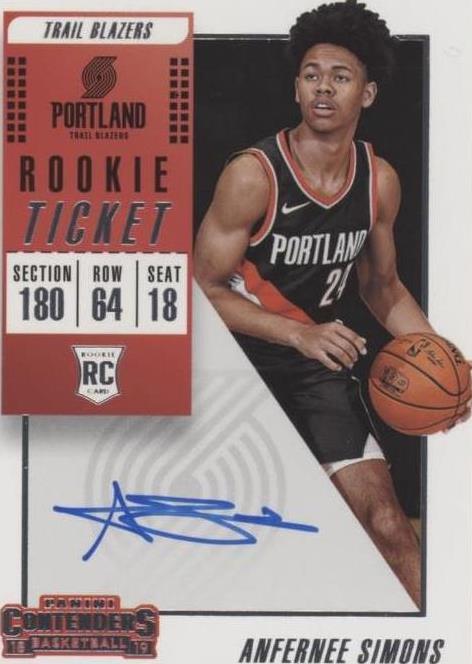 Anfernee Simons Trading Cards for sale | eBay