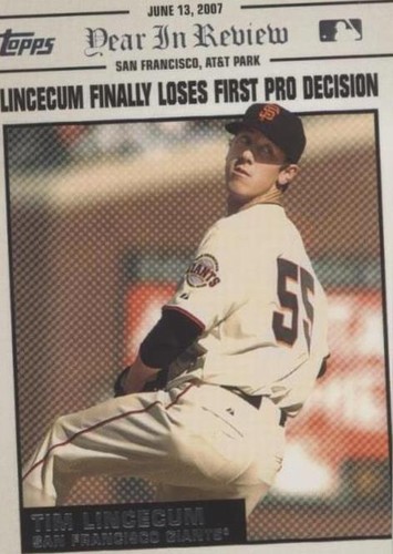 2008 Topps - Tim Lincecum #YR74