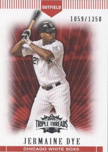 2007 Topps Triple Threads - Jermaine Dye #73