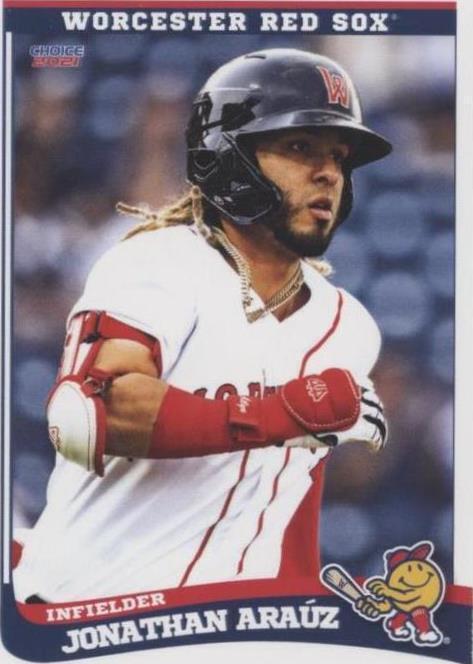 2021 Choice Worcester WooSox - Jonathan Arauz #03