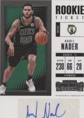 2017-18 Panini Contenders - Abdel Nader #ST-AND