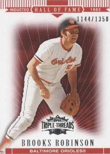 2007 Topps Triple Threads - Brooks Robinson #86