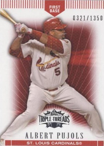2007 Topps Triple Threads - Albert Pujols #39