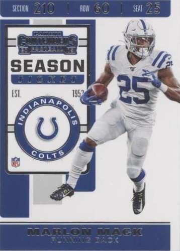 2019 Panini Contenders Marlon Mack #31