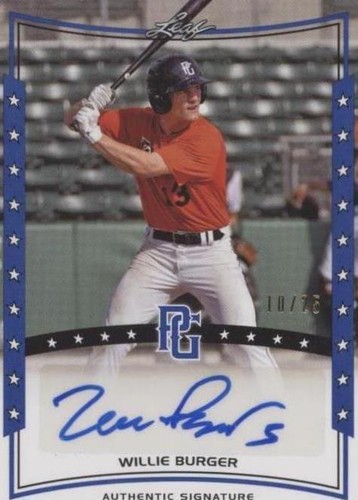 2014 Leaf Perfect Game Showcase - Willie Burger #A-WB1