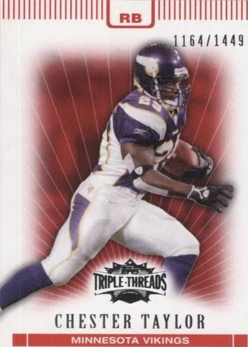 2007 Topps Triple Threads Chester Taylor #52
