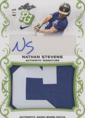 2018 Leaf Perfect Game National Showcase - Nathan Stevens #PA-NS1