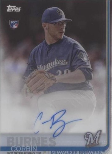 2019 Topps Clearly Authentic Autographs - Corbin Burnes #CAA-CB