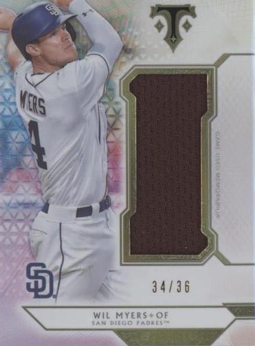2018 Topps Triple Threads - Wil Myers #SJR-WM3