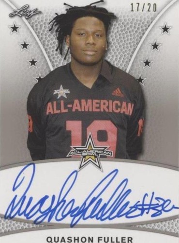 2019 Leaf Metal U.S. Army All-American Bowl Quashon Fuller #TA-QF1