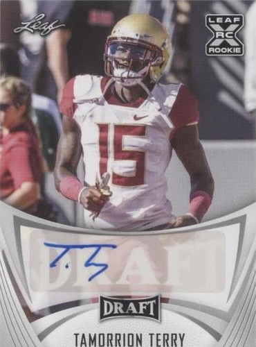 2021 Leaf Draft Tamorrion Terry #BA-TT1