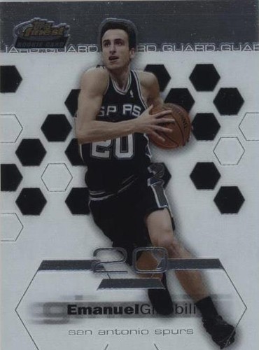 2002-03 Topps Finest - Manu Ginobili #163