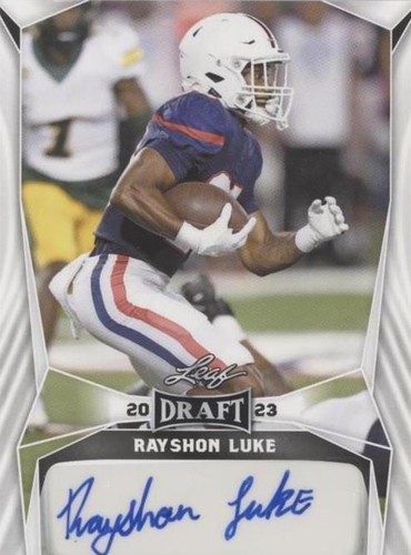 2023 Leaf Draft Rayshon Luke #BA-RL1