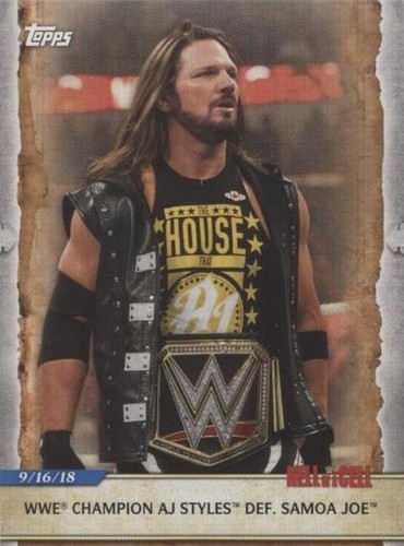 2020 Topps WWE Road to Wrestlemania - AJ Styles #62