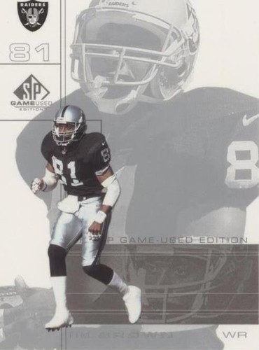 2001 SP Game Used Edition Tim Brown #64