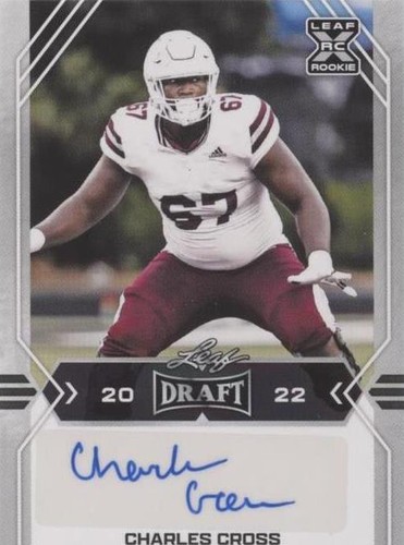 2022 Leaf Draft Charles Cross #BA-CC1