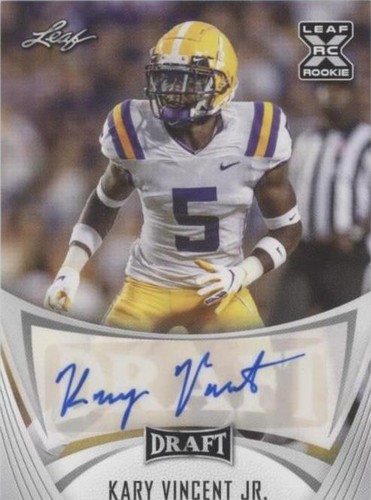 2021 Leaf Draft Kary Vincent Jr. #BA-KVJ