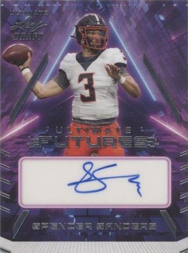 2022 Leaf Ultimate Draft Spencer Sanders #UF-SS1