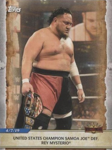 2020 Topps WWE Road to Wrestlemania - Samoa Joe #99