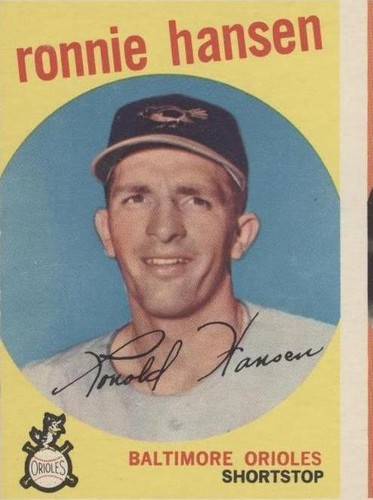 1959 Topps - Ron Hansen #444
