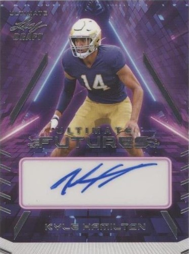 2022 Leaf Ultimate Draft Kyle Hamilton #UF-KH1