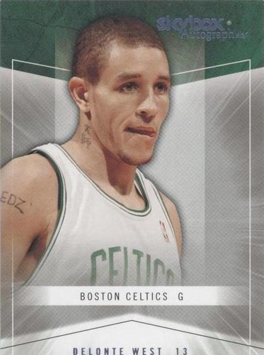 2004-05 Skybox Autographics - Delonte West #86