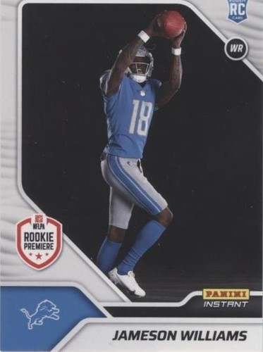 2022 Panini Instant NFLPA Rookie Premiere First Look Jameson Williams #FL7