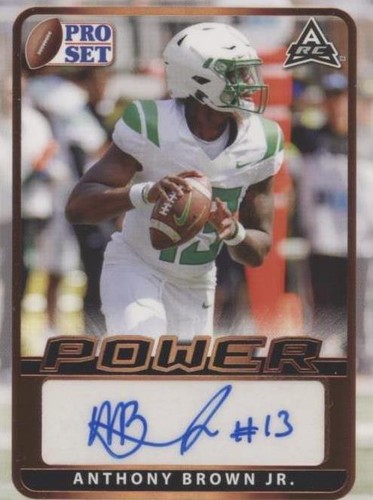 2021 Leaf Pro Set Power Anthony Brown Jr. #BA-ABJ