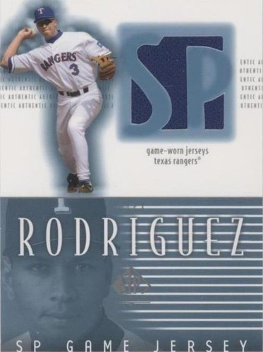 2002 SP Authentic - Alex Rodriguez #J-AR