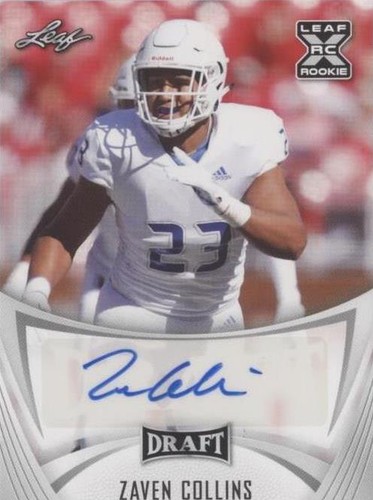 2021 Leaf Draft Zaven Collins #BA-ZC1