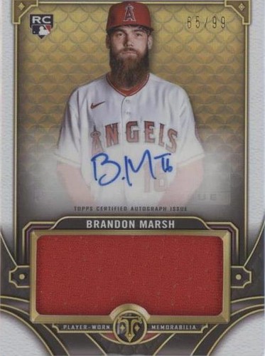 2022 Topps Triple Threads - Brandon Marsh #ASJR-BM