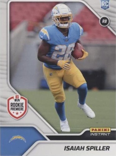2022 Panini Instant NFLPA Rookie Premiere First Look Isaiah Spiller #FL34