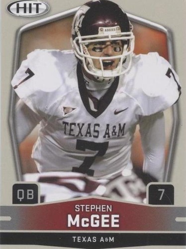 2009 SAGE Hit Stephen McGee #70