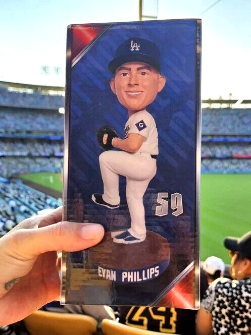 ベビーグッズも大集合 Phillips Evan Bobble Bobblehead 2024 Dodgers 9/7/24 SGA Head 記念グッズ
