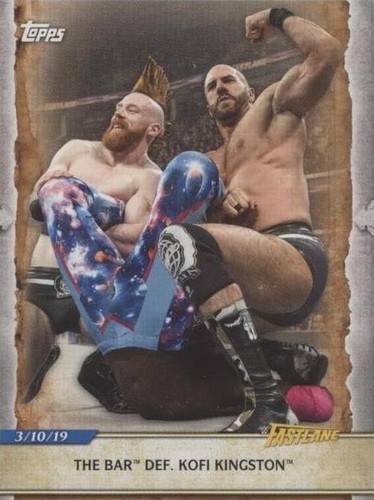 2020 Topps WWE Road to Wrestlemania - The Bar #91