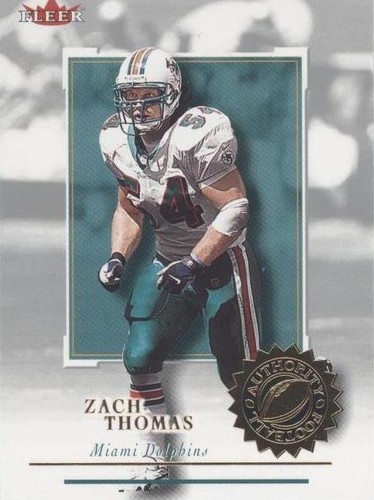 2001 Fleer Authority Zach Thomas #88