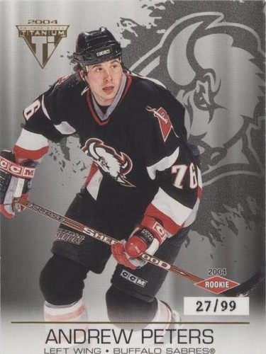 2003-04 Pacific Private Stock Titanium - Andrew Peters #104