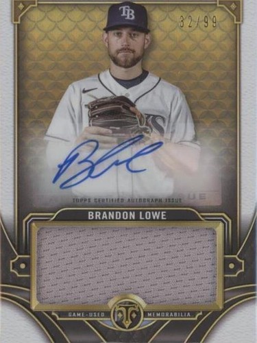 2022 Topps Triple Threads - Brandon Lowe #ASJR-BL