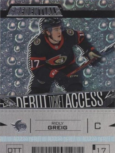 2023-24 Upper Deck Credentials - Ridly Greig #194