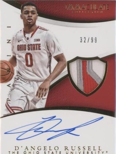 2015 Panini Immaculate Collection Collegiate - D'Angelo Russell #343