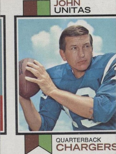 1973 Topps Johnny Unitas #455
