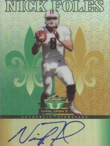 2012 Leaf Valiant Nick Foles #NF1